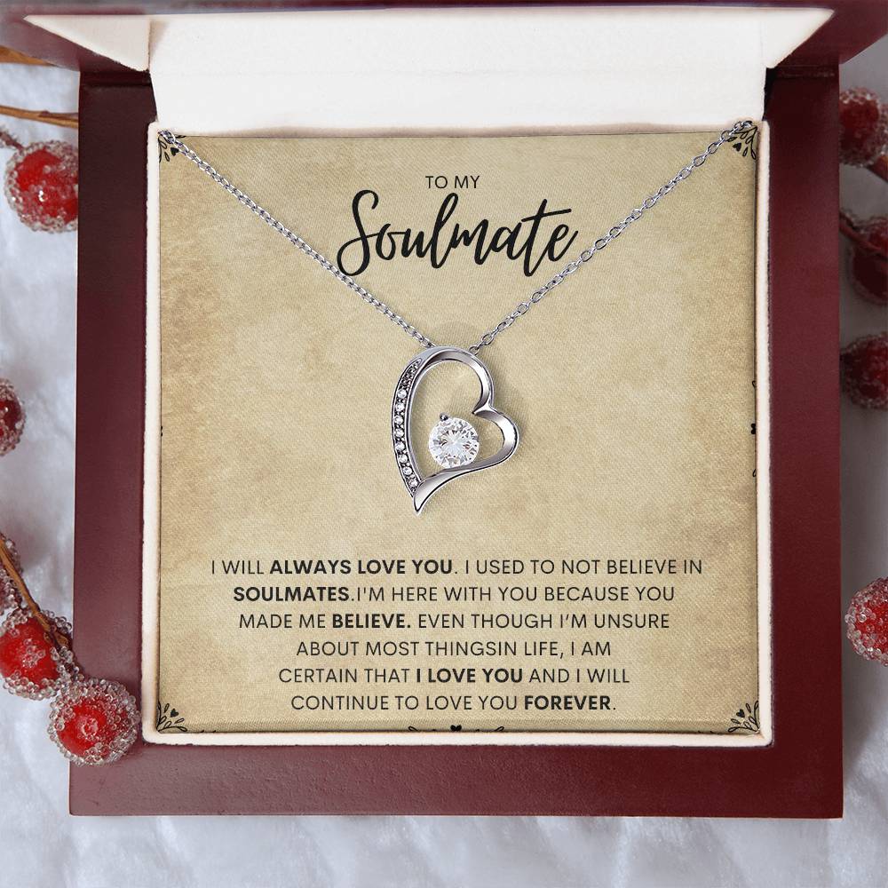 To My Soulmate | Forever Love Necklace