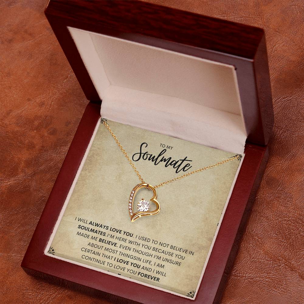 To My Soulmate | Forever Love Necklace