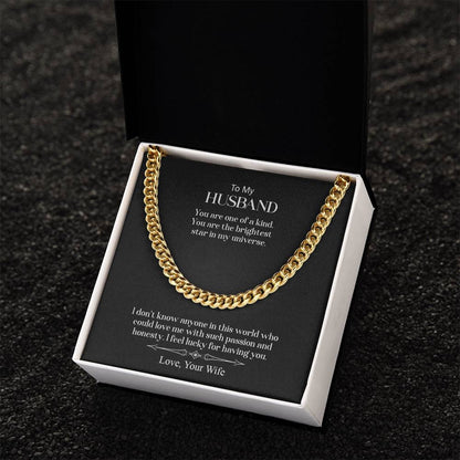 To My Husband | Cuban Link Chain