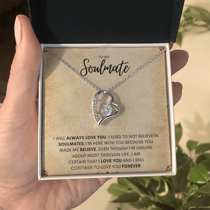 To My Soulmate | Forever Love Necklace