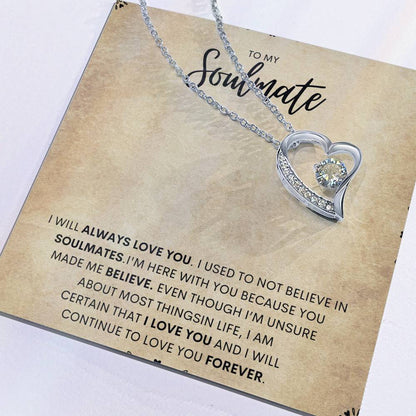 To My Soulmate | Forever Love Necklace