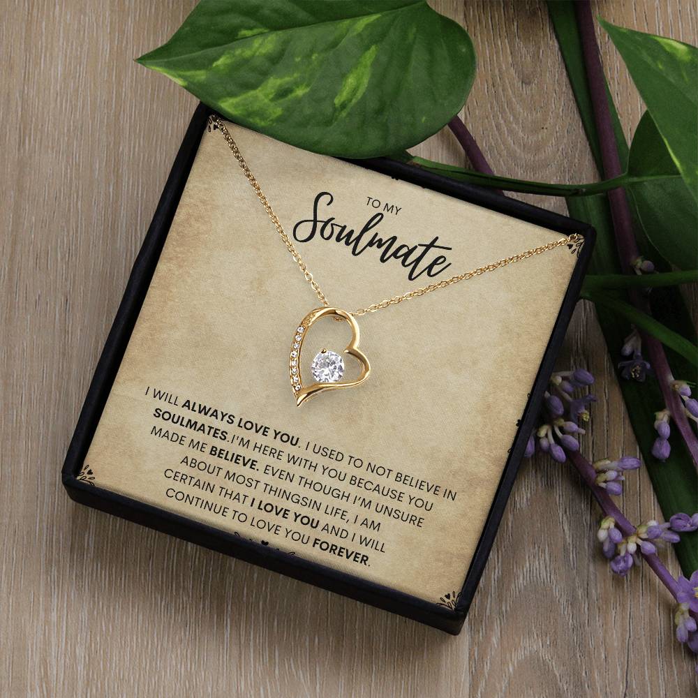 To My Soulmate | Forever Love Necklace